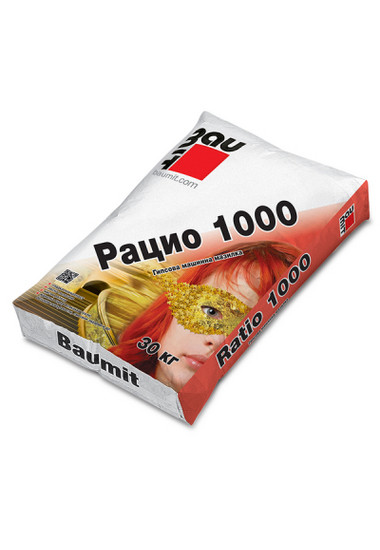 гипсови мазилки и шпакловки Баумит Рацио 1000 - 30 кг